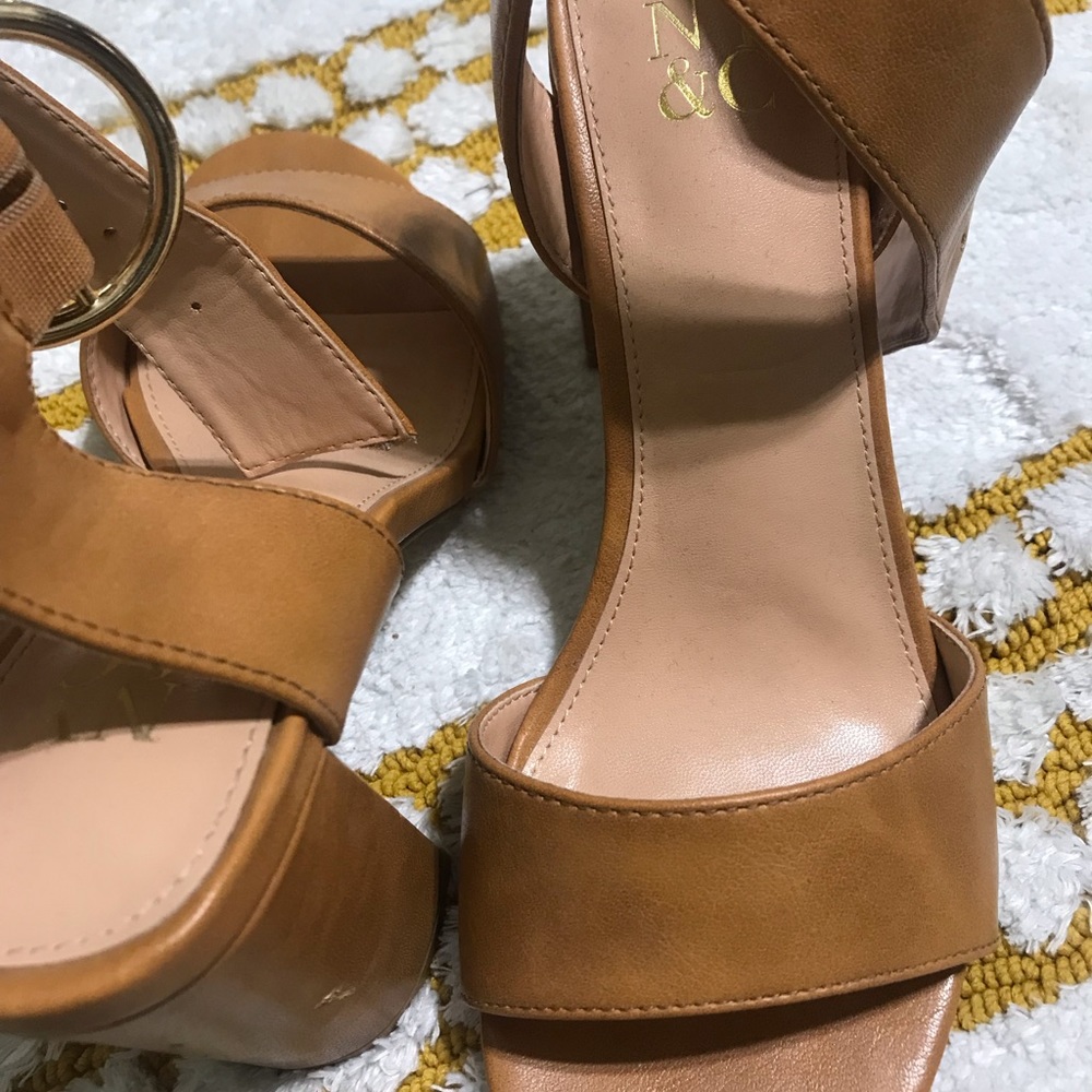 Tan sandals